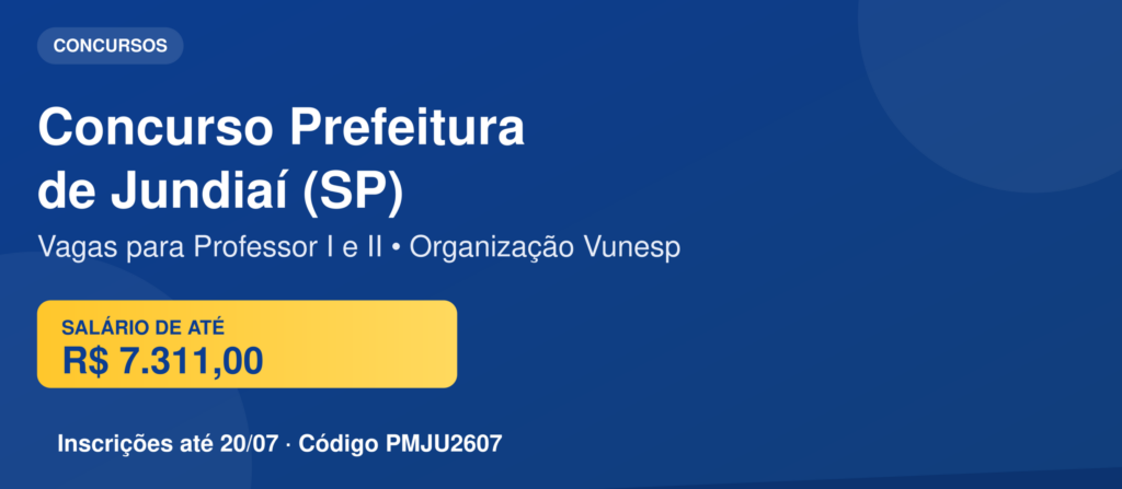 Concurso Jundiaí,